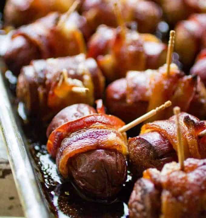 Bacon Sausage Bites