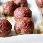 Traeger Smoked Italian Meatballs