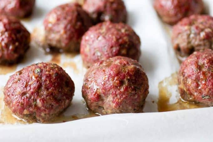 Traeger Smoked Italian Meatballs