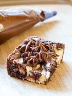 Cream Cheese Swirled Brownies