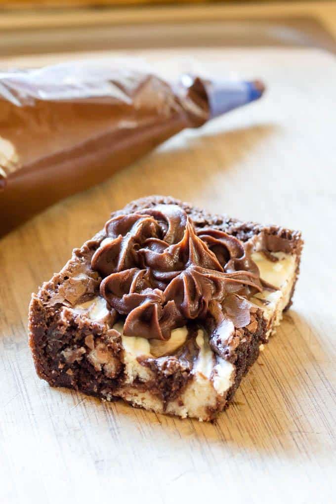 Cream Cheese Swirled Brownies