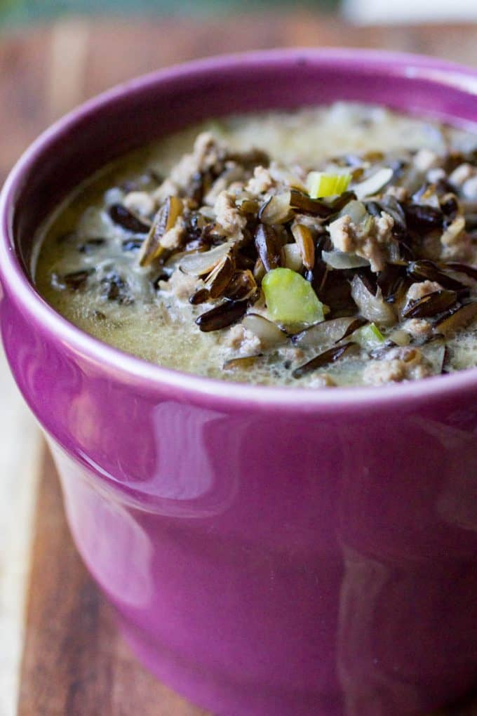 Homemade Minnesota Wild Rice Hotdish Soup