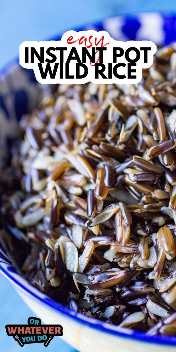 Instant Pot Wild Rice Easy pressure cooker wild rice