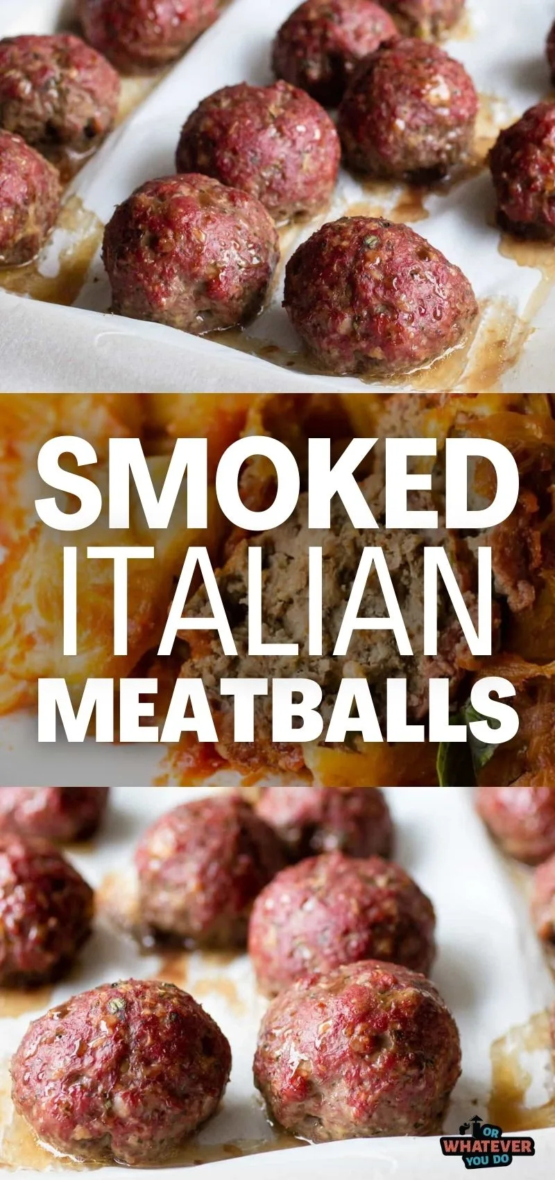 Traeger Smoked Italian Meatballs