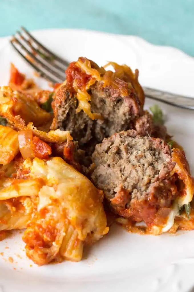 Smoked Italian Meatball Rigatoni