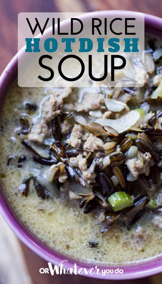 Wild Rice Hotdish Soup