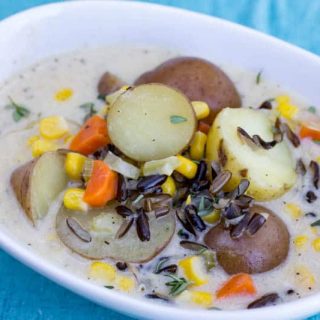 Corn & Potato Chowder with Wild Rice
