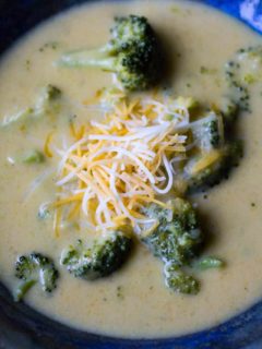 Homemade Broccoli Cheese Soup