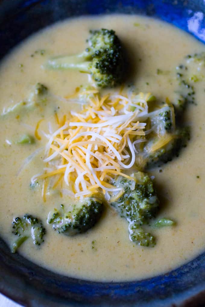 Homemade Broccoli Cheese Soup