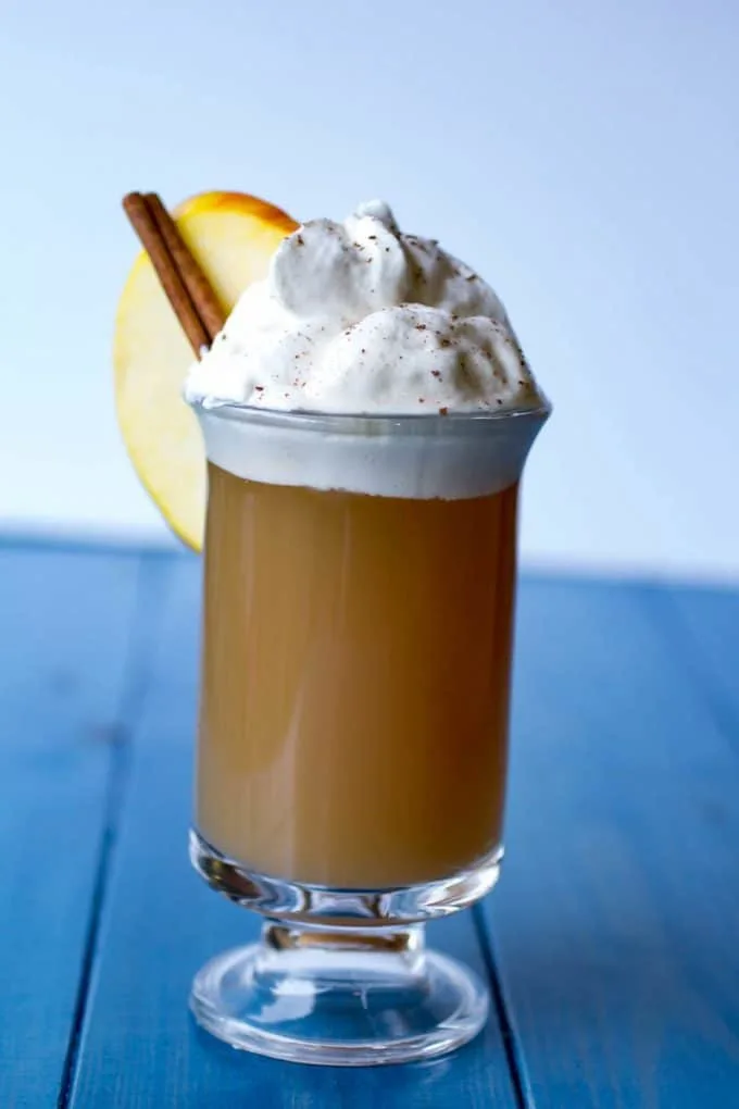 Salted Caramel Spiked Hot Apple Cider