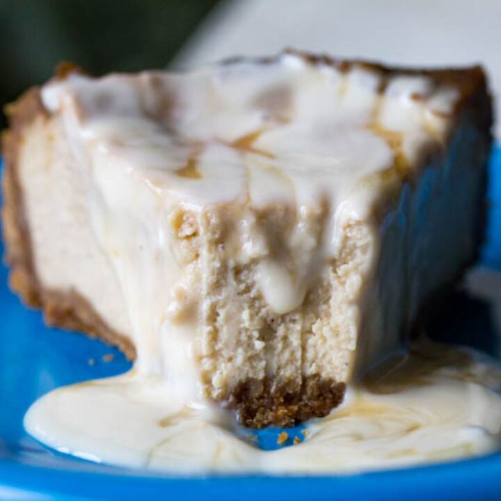 Instant Pot Eggnog Cheesecake