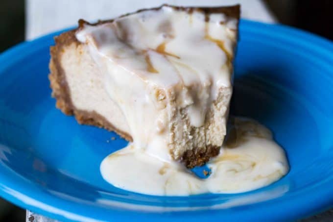 Instant Pot Eggnog Cheesecake