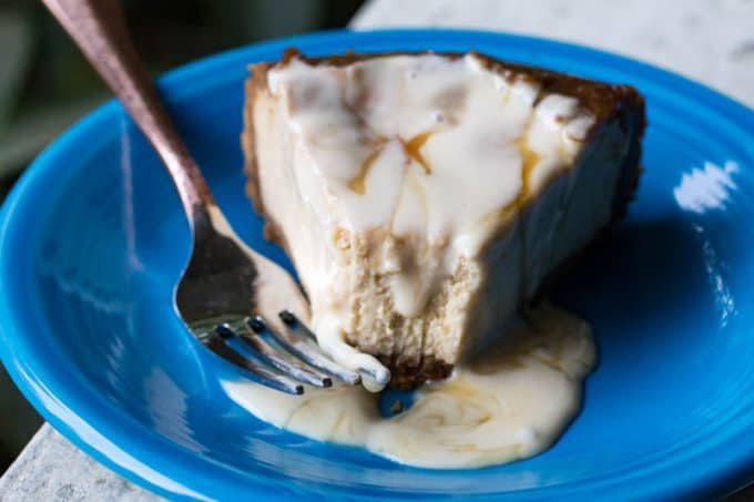 Instant Pot Eggnog Cheesecake