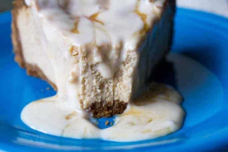 Instant Pot Eggnog Cheesecake