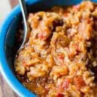 Instant Pot Beefy Cabbage and Rice Soup