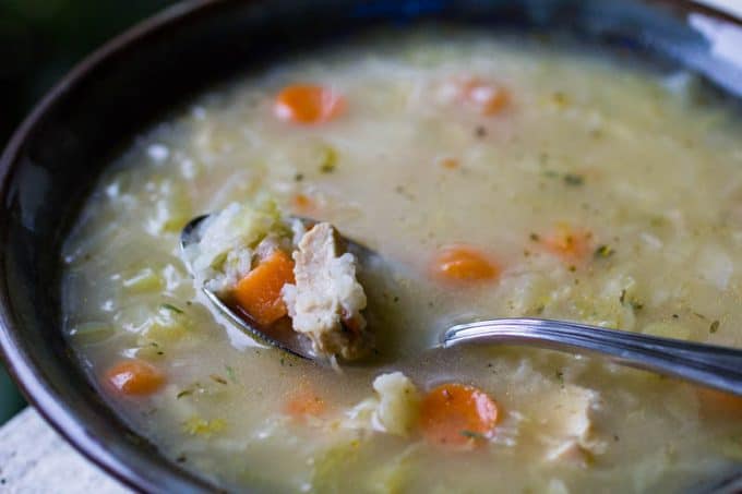 Instant Pot Chicken and Rice Soup