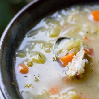 Instant Pot Chicken and Rice Soup