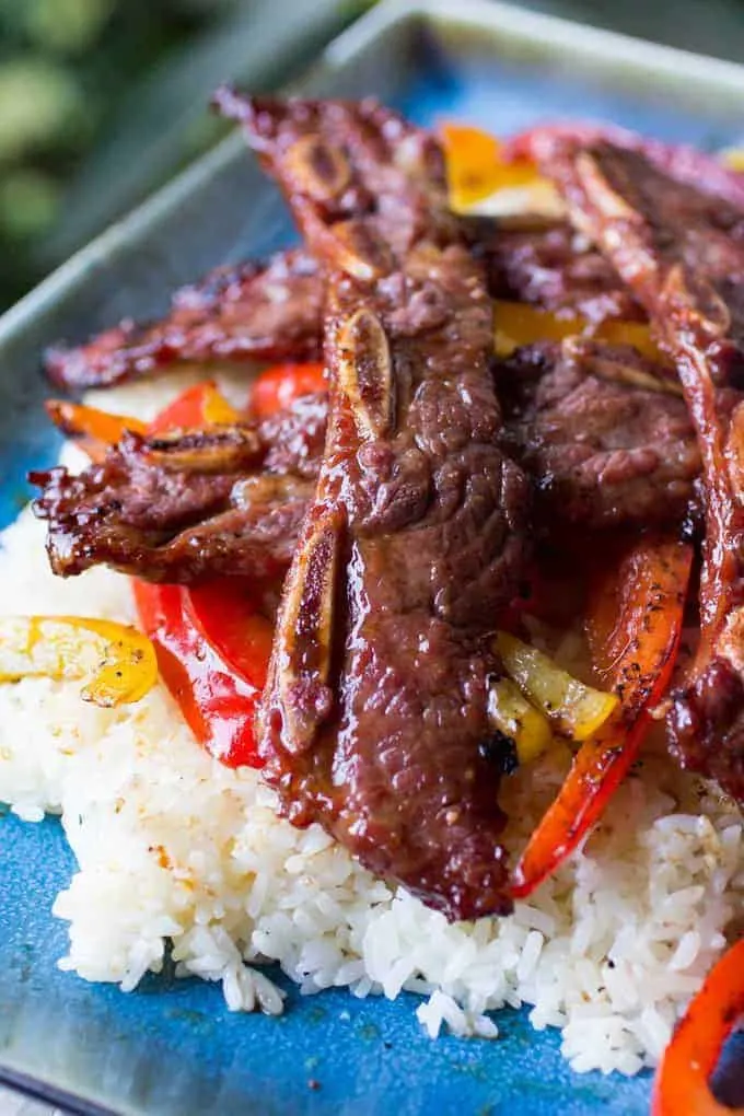 Traeger Kalbi Beef Short Ribs