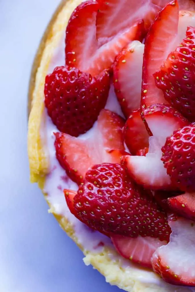 Instant Pot Strawberry Cheesecake