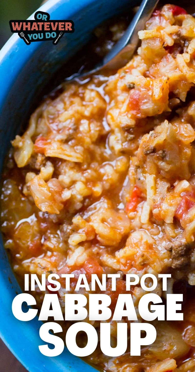 Instant Pot Cabbage Soup