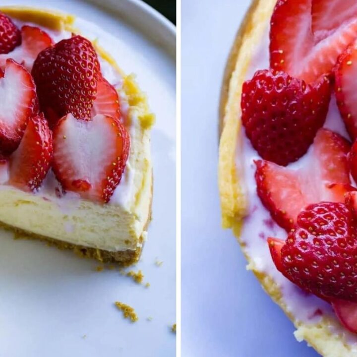 Instant Pot Strawberry Cheesecake