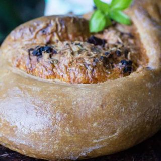Italian Bread with cheese, garlic, and sun-dried tomato | Pane Bianco
