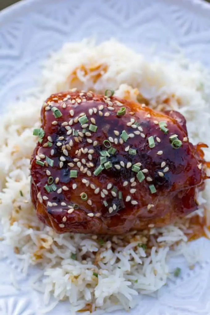 Instant Pot Honey Garlic Chicken Thighs