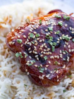 Honey Garlic Chicken Thighs