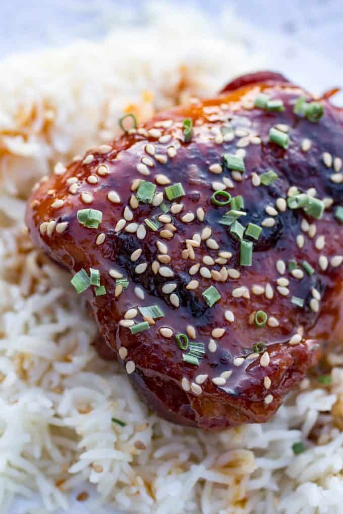 Instant Pot Honey Garlic Chicken Thighs