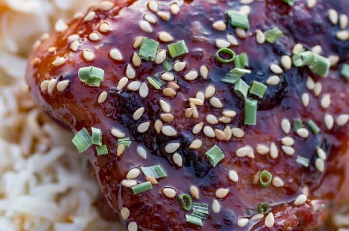 Honey Garlic Chicken Thighs