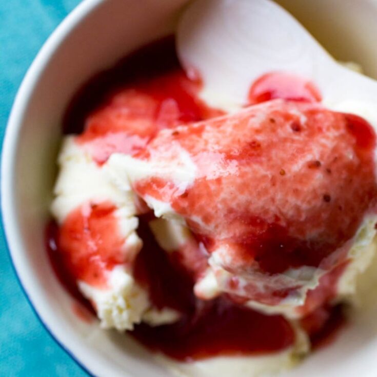 Instant Pot Strawberry Sauce