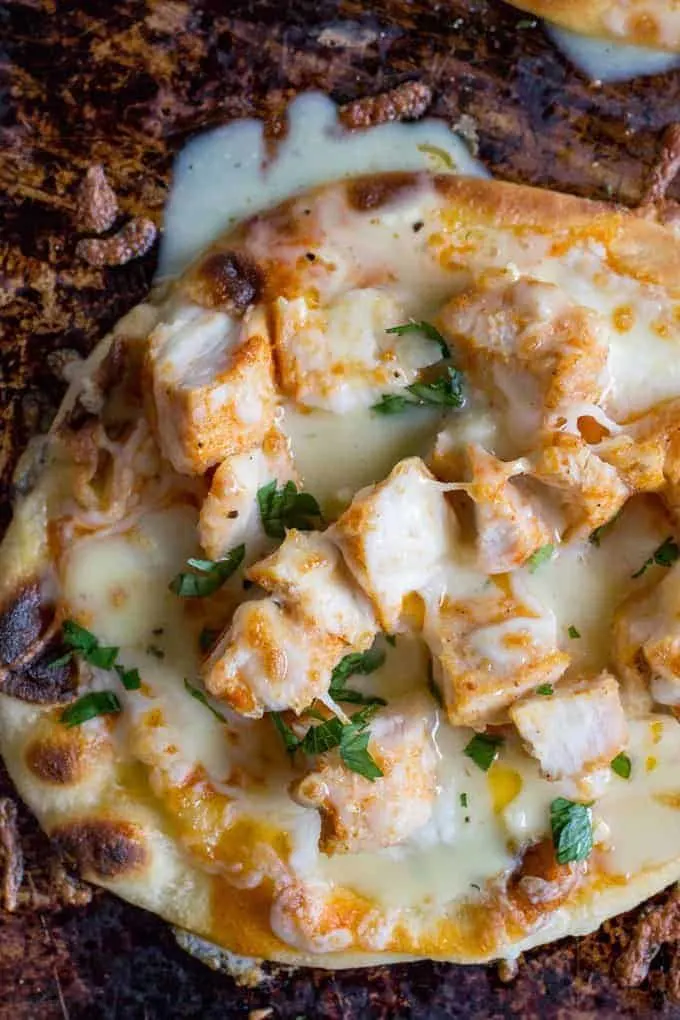 Buffalo Chicken Flatbread Pizza