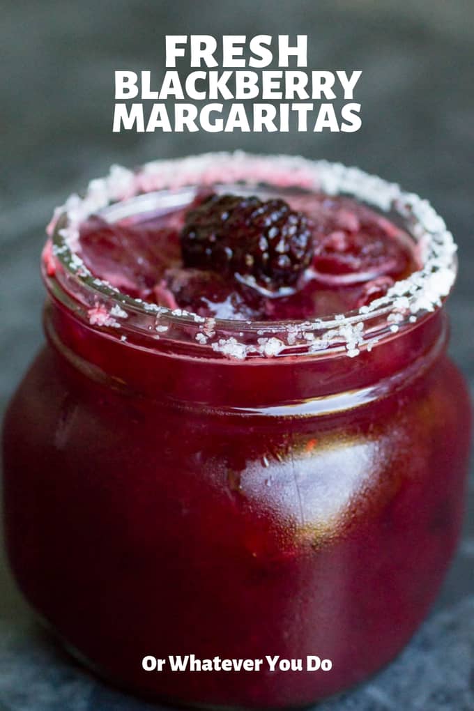 Blackberry Margaritas Easy, fresh cocktail recipe