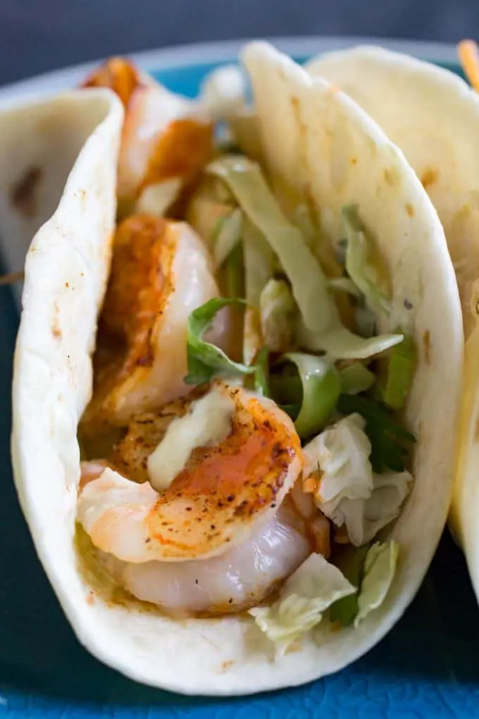 Traeger Grilled Shrimp Tacos