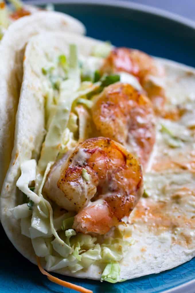 Traeger Grilled Shrimp Tacos