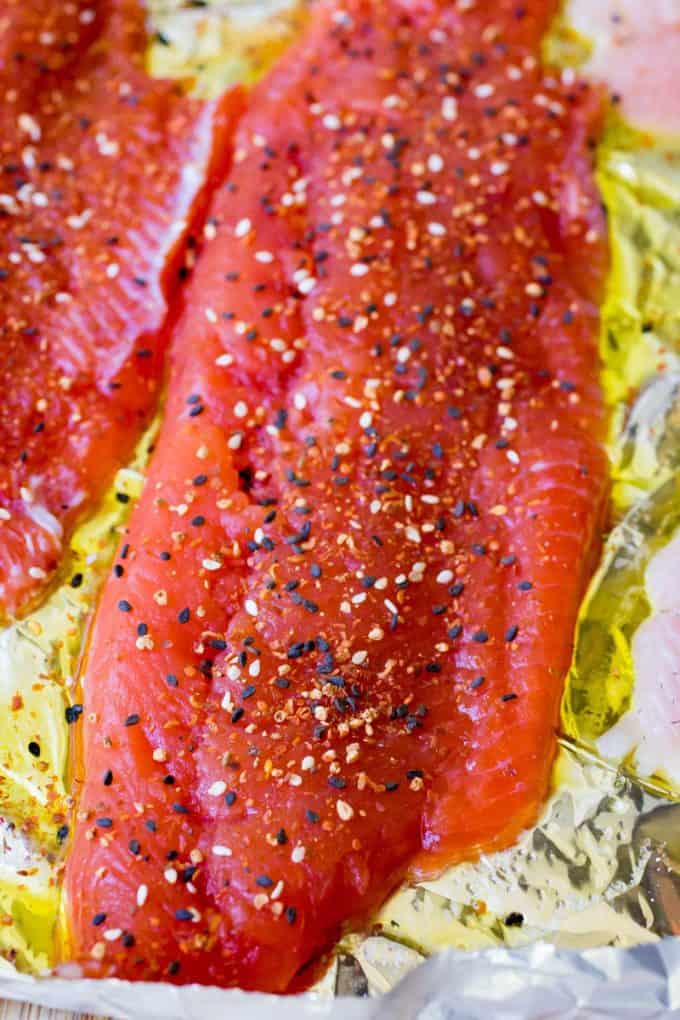 Traeger Grilled Salmon with Togarashi Delicious WoodPellet Grilled