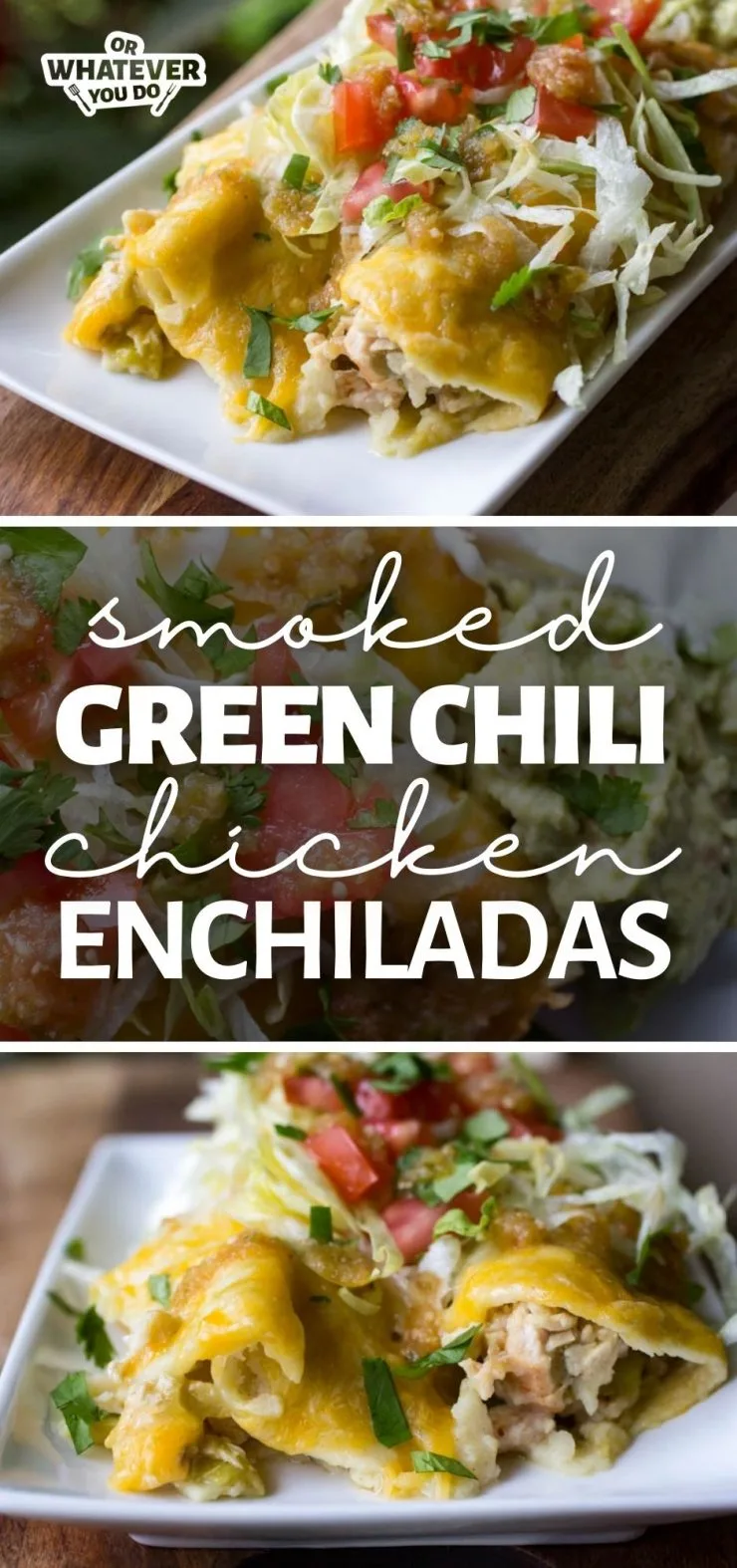 Green Chili Chicken Enchiladas