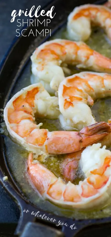 Traeger Grilled Shrimp Scampi