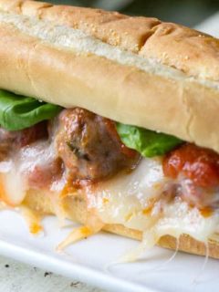 Homemade Meatball Sub