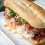 Homemade Meatball Sub