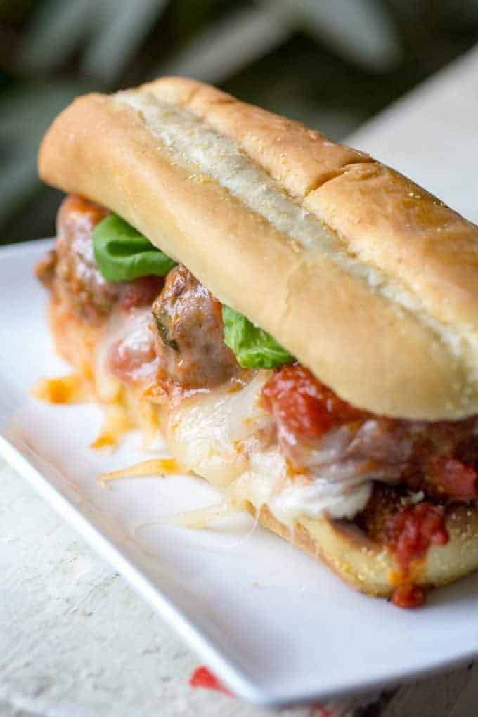 Homemade Meatball Subs | Delicious homemade & tender meatball subs!