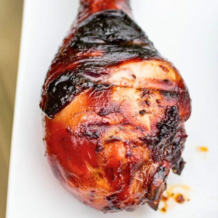 Honey Balsamic Traeger Grilled Chicken Legs