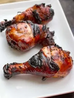 Honey Balsamic Traeger Grilled Chicken Legs