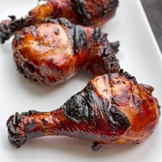 Honey Balsamic Traeger Grilled Chicken Legs