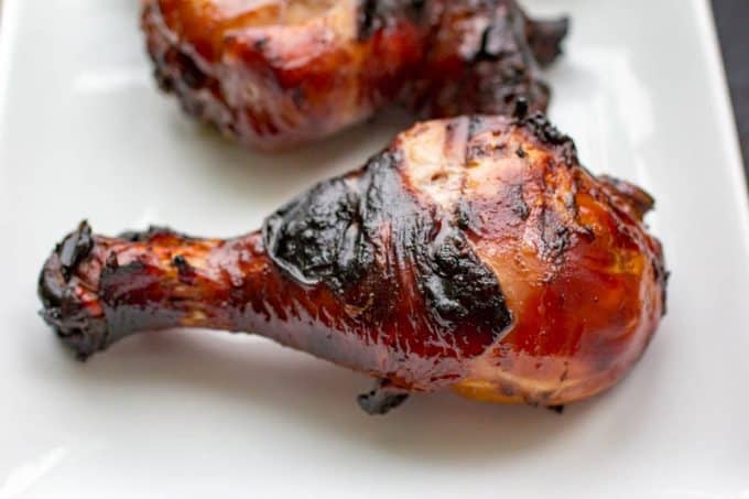 Honey Balsamic Traeger Grilled Chicken Legs