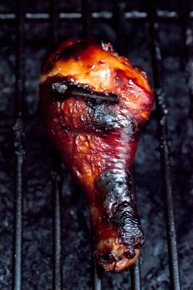 Honey Balsamic Traeger Grilled Chicken Legs