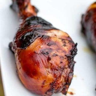 Honey Balsamic Traeger Grilled Chicken Legs