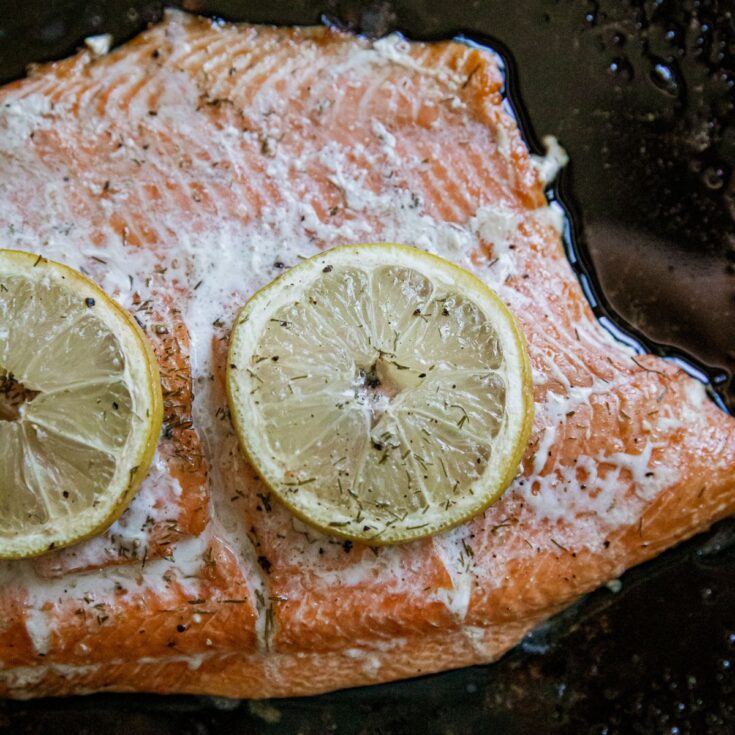 Traeger Grilled Lemon Dill Salmon