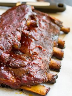 Traeger Grilled Pork Ribs