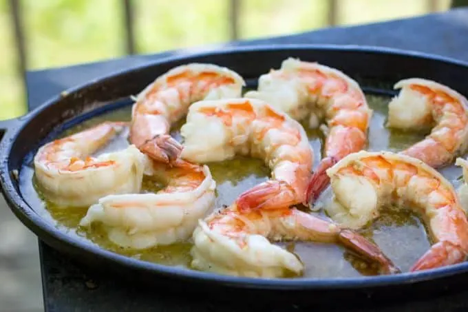 Traeger Grilled Shrimp Scampi